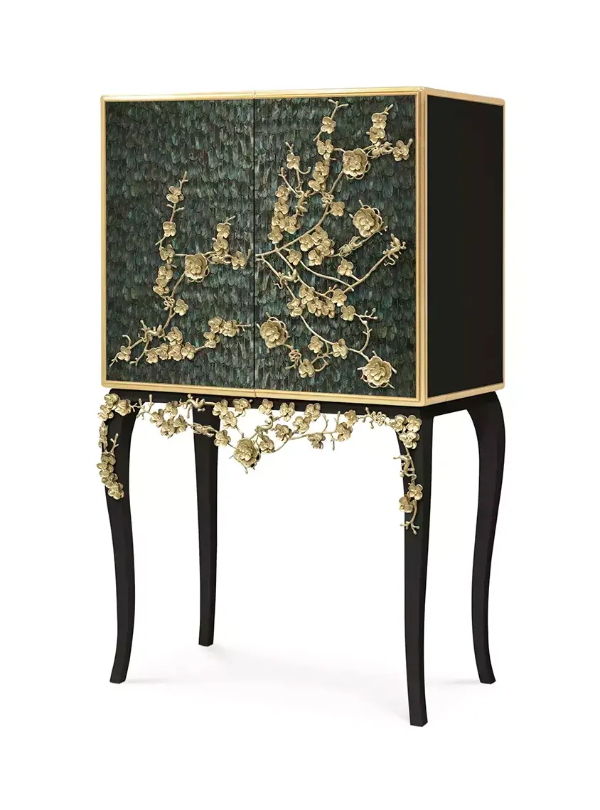 Meuble Bar Plume de Paon Spellbound