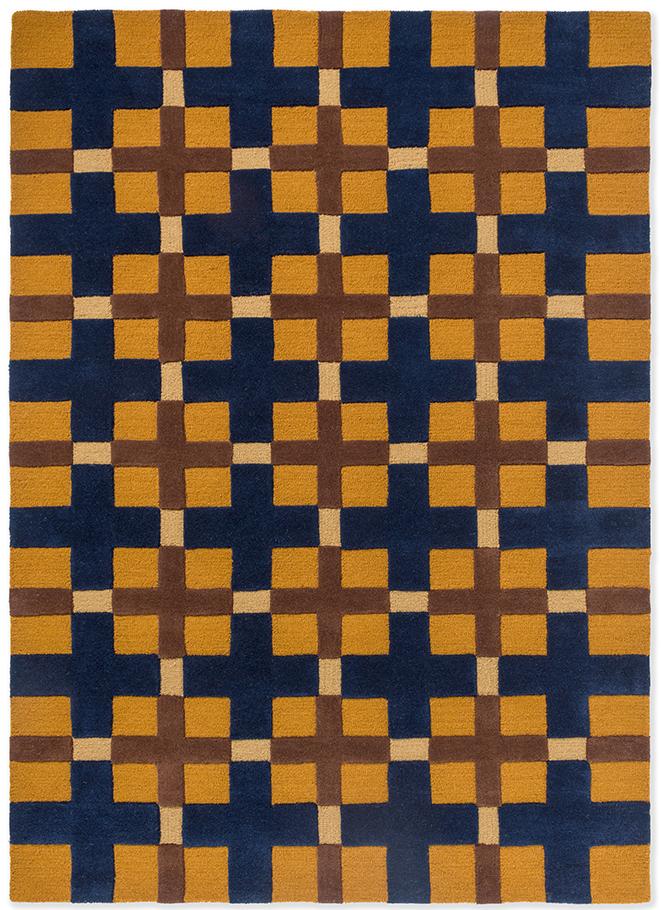 Tapis design Decor Milano Ocre Doré 097806