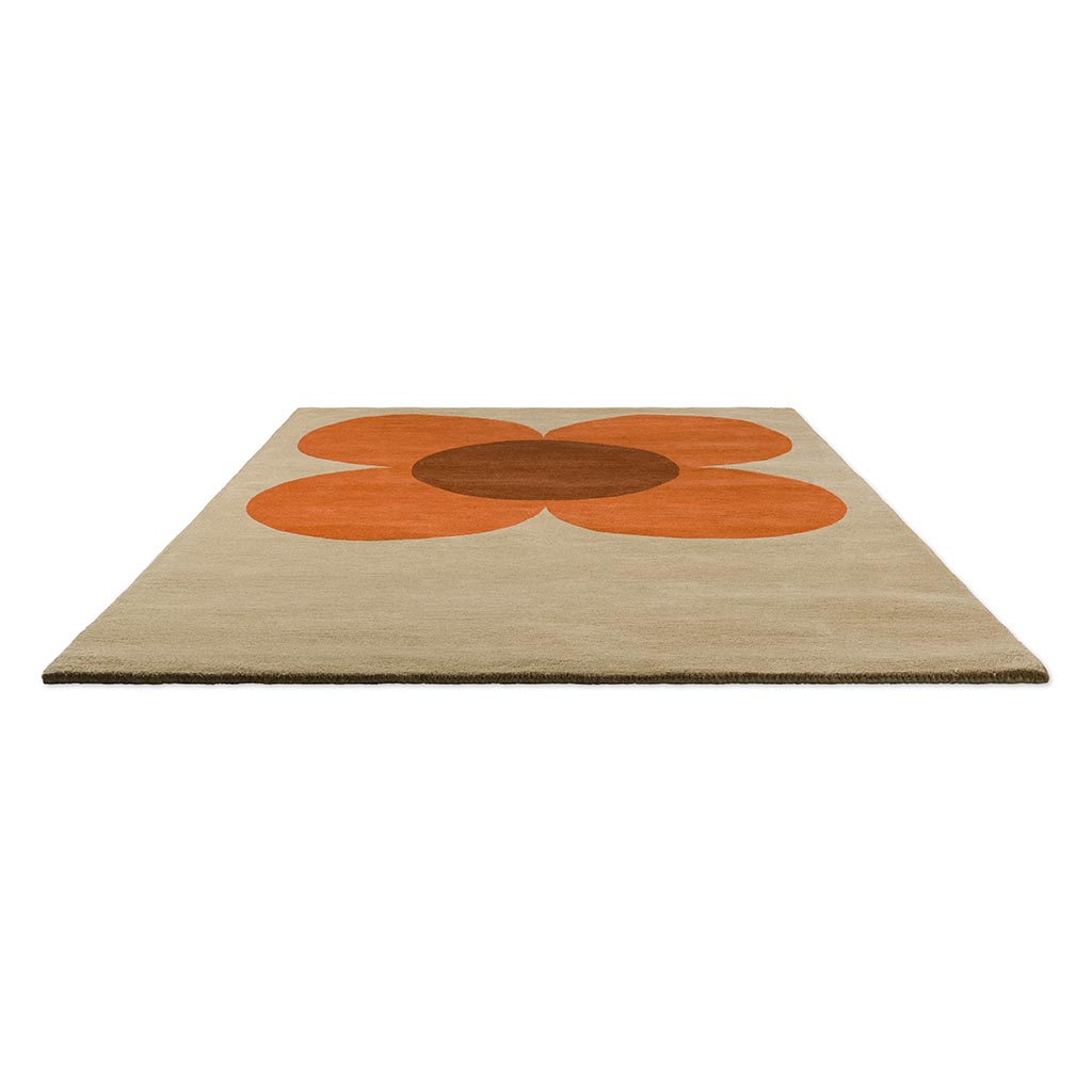 Flower Placement Pumpkin / Ecru Tapis