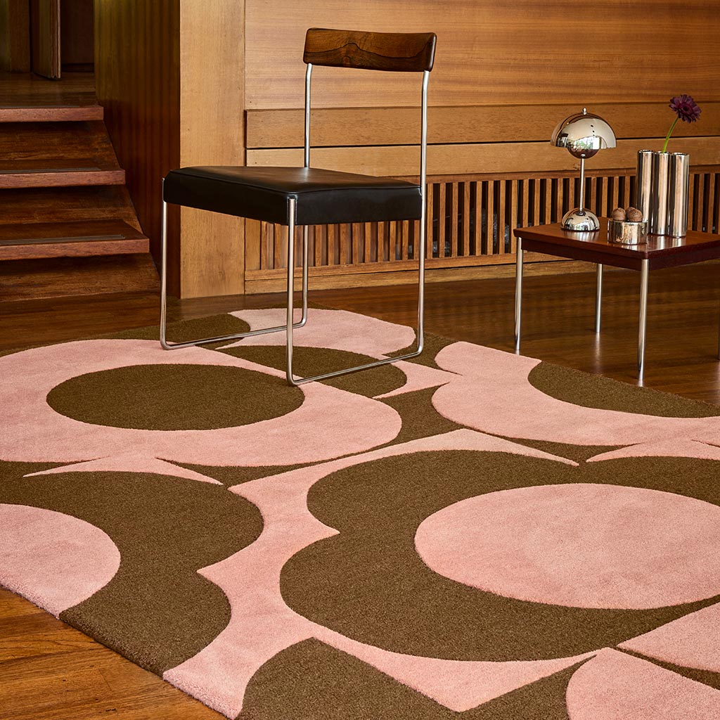Prism Flower Pink / Terracotta Tapis