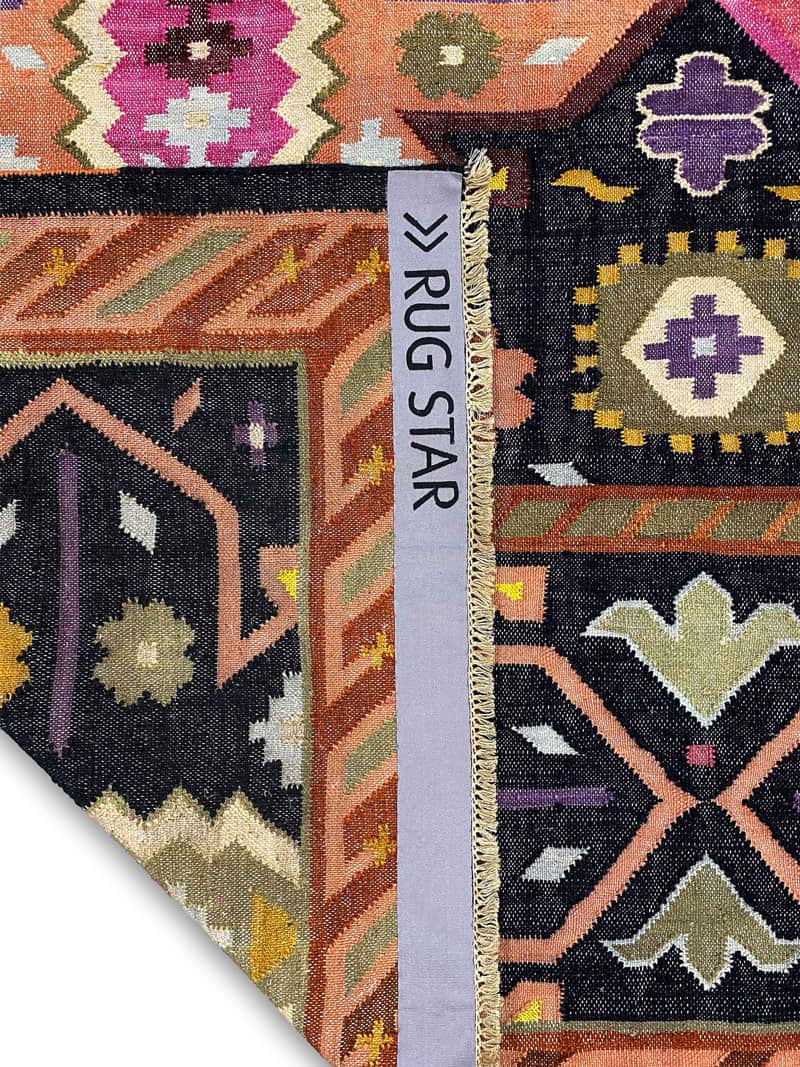Tapis de luxe fait main Tissage Plat