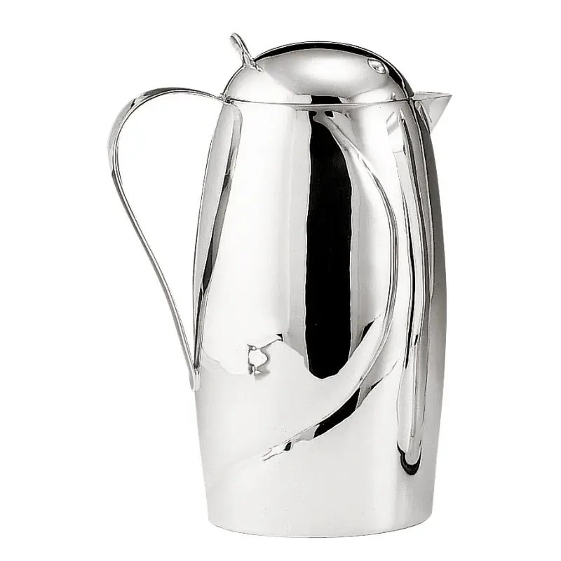 Carafe Isotherme Italienne Argentée Pettirosso