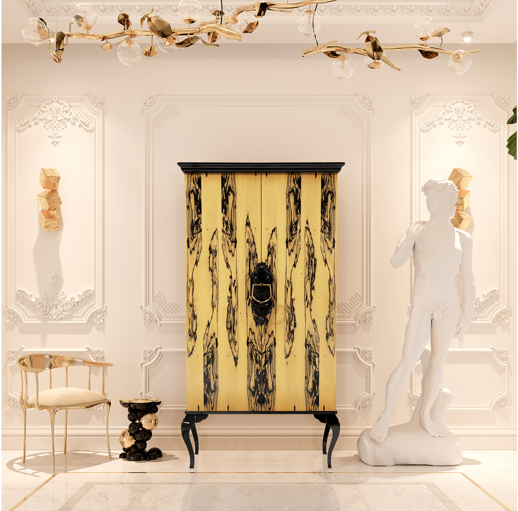 Armoire Royale Ébène Louvre