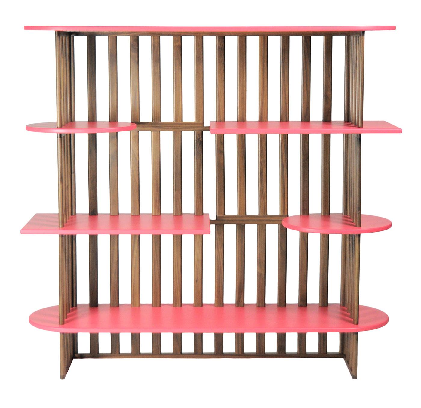 Étagère Rose à Quatre Niveaux