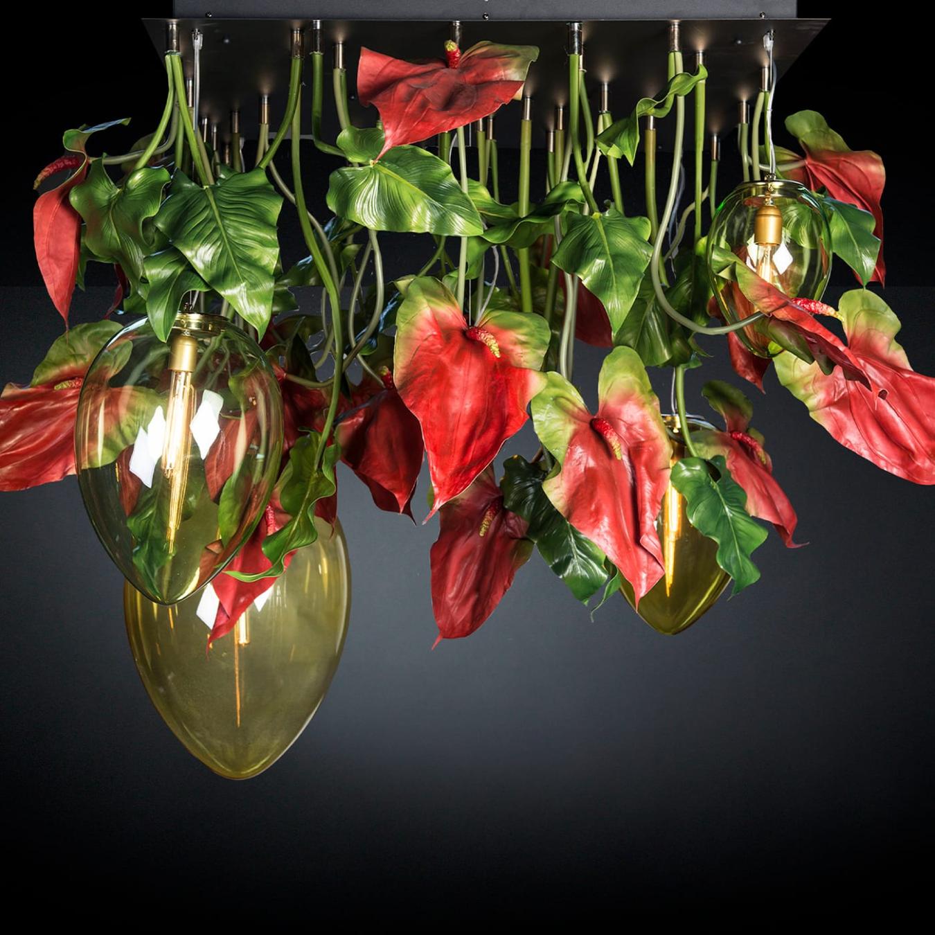 Lustre sombre Anthurium