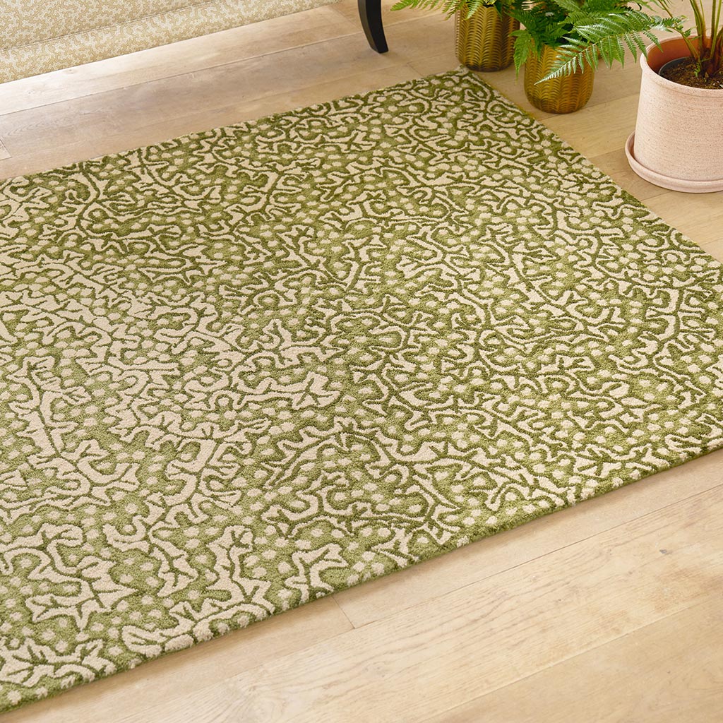 Tapis Truffe Olive Extérieur