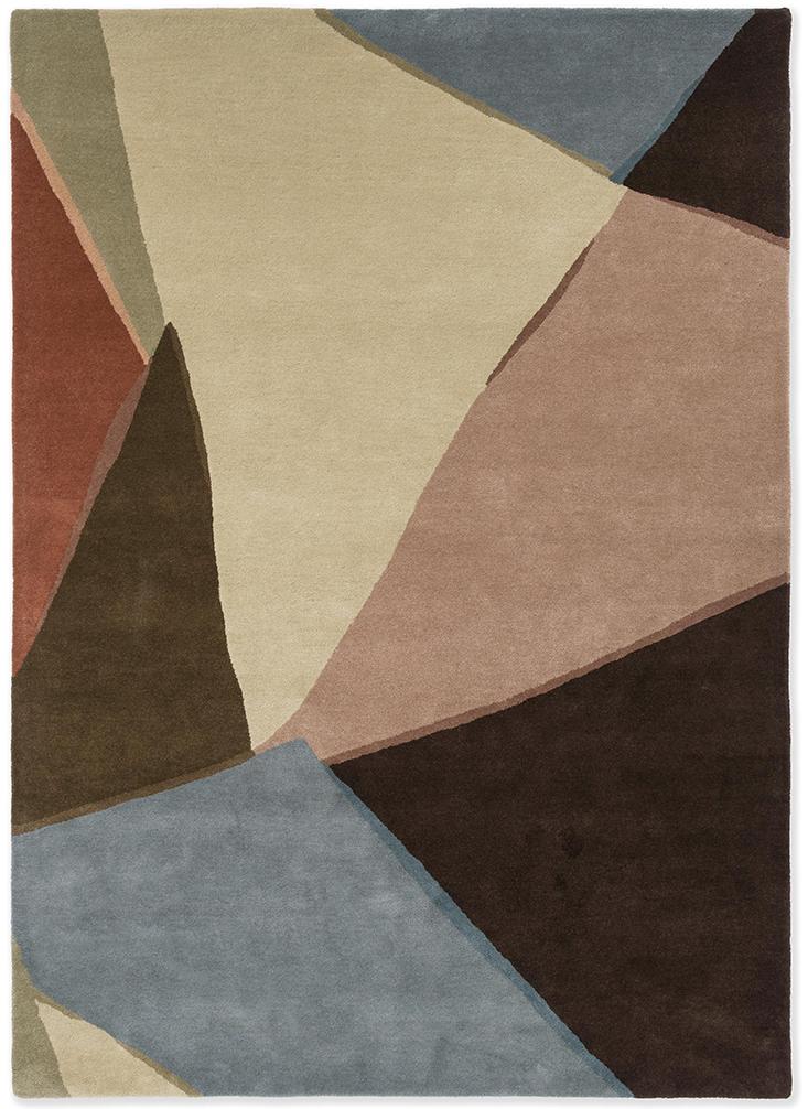 Tapis Sumi Reflet Bleuet/Épice
