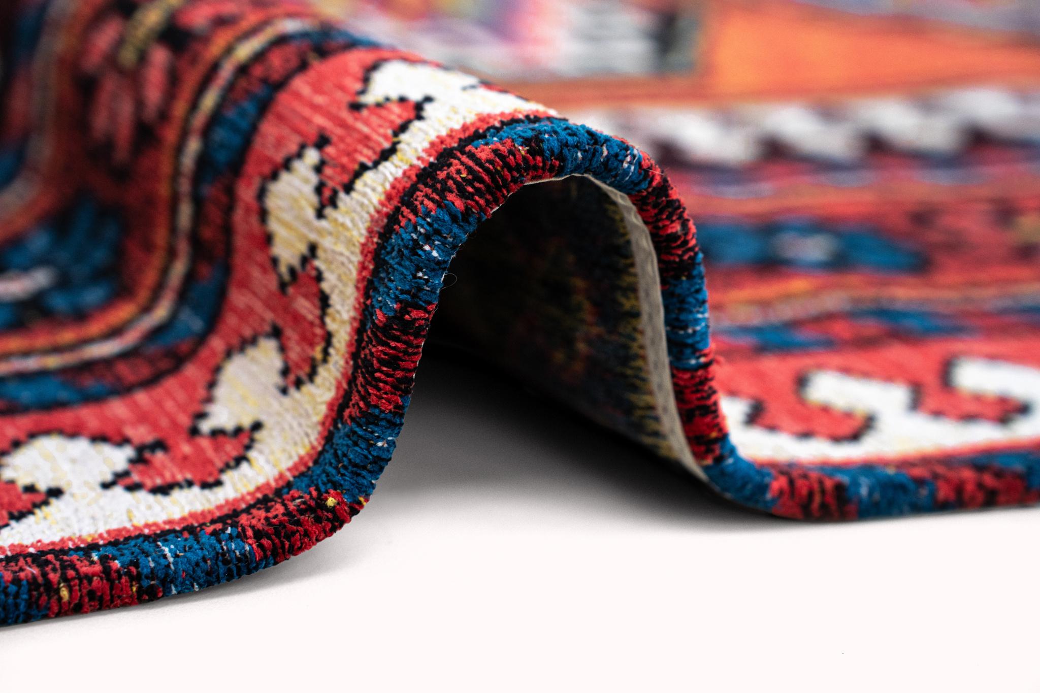 Tapis Antalia Mélange Rouge 9844