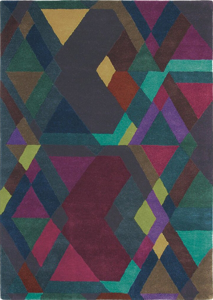 Tapis Mosaic Violet Foncé 57607 | Taille: 200 x 280 cm