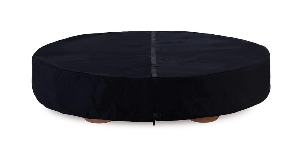 Brasero Ercole En Béton | Finition: De base | Dimensions: Ø 120 cm
