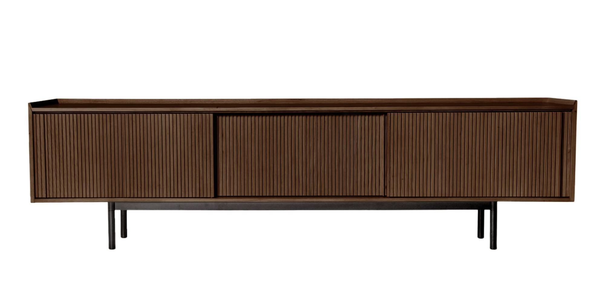 Buffet Sipario Marron 3 Portes | Dimensions: Height 78 cm
