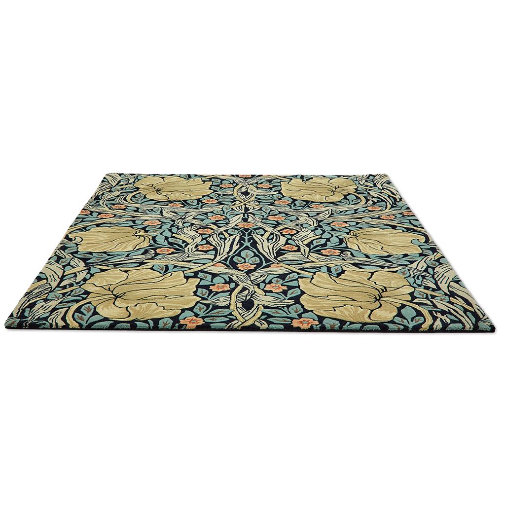 Tapis en laine Pimpernel Indigo 028818