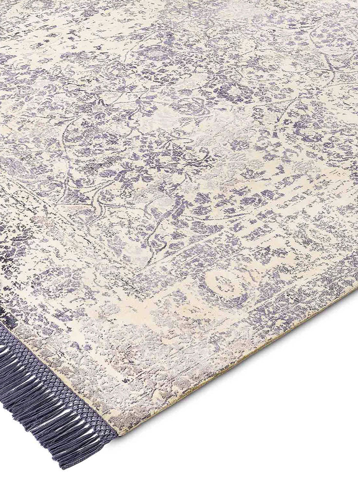 Tapis de luxe Mauve Gris