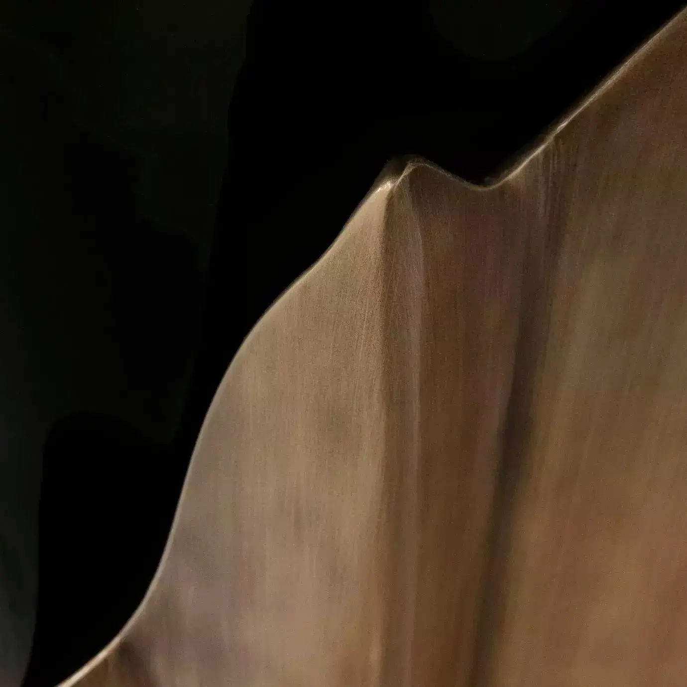 Table d’Appoint Yasmine Feuille d’Or Vieillie