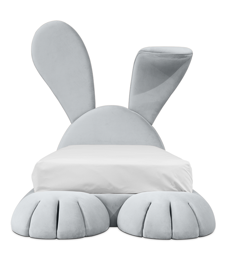 Lit enfant Mr. Bunny | Taille de matelas: 150 × 200 cm