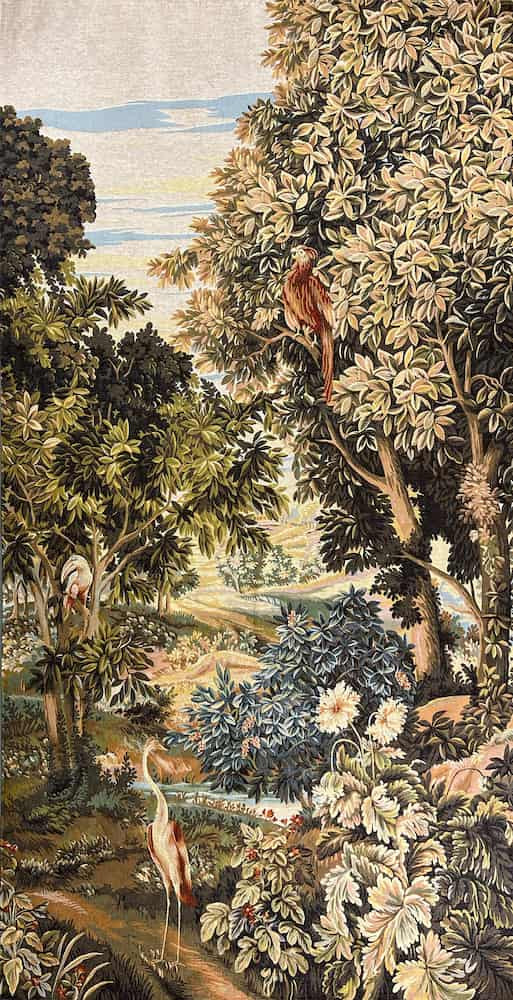 Tapisserie Verdure aux Oiseaux