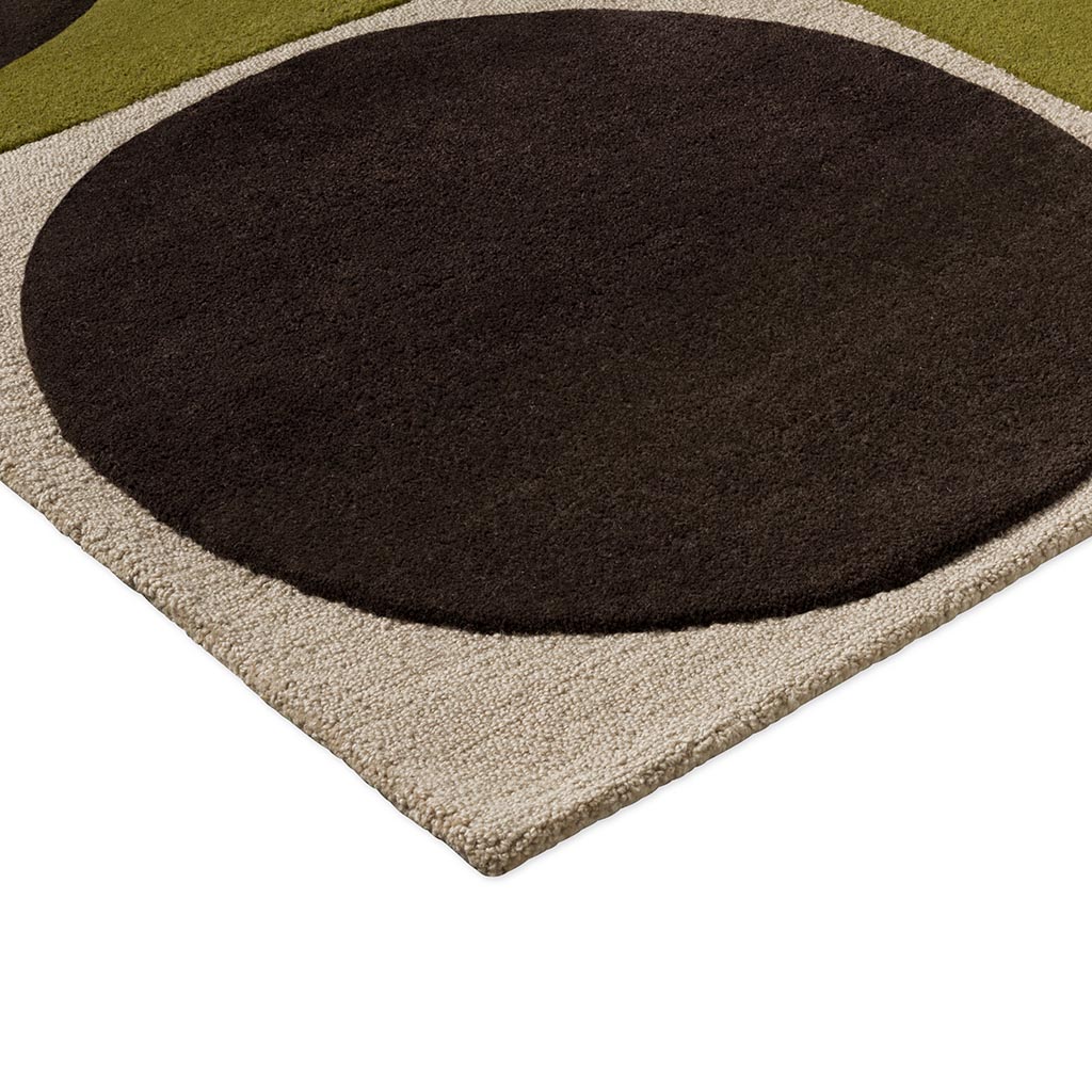 Spot Square Walnut / Lichen Tapis