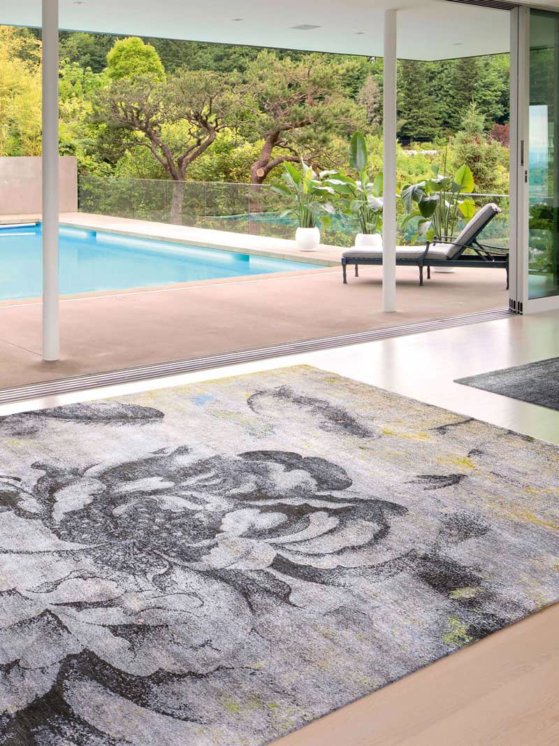 Tapis tissé main Fleurs