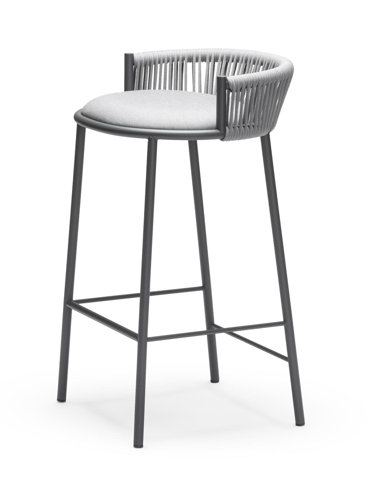 Tabouret de Bar d'Extérieur Millie SG-65 Gris