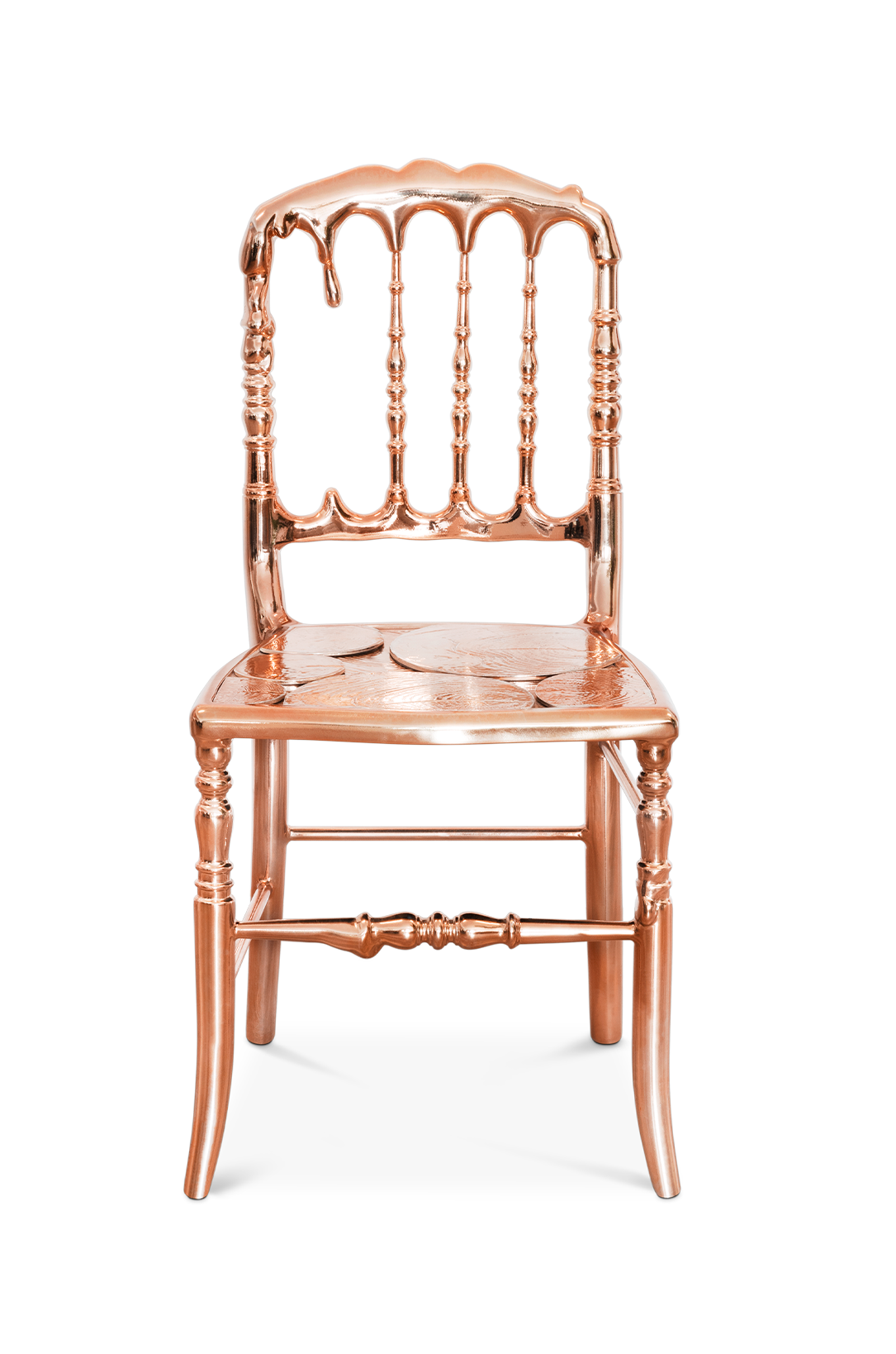 Chaise d’Accent Cuivrée Empyrean
