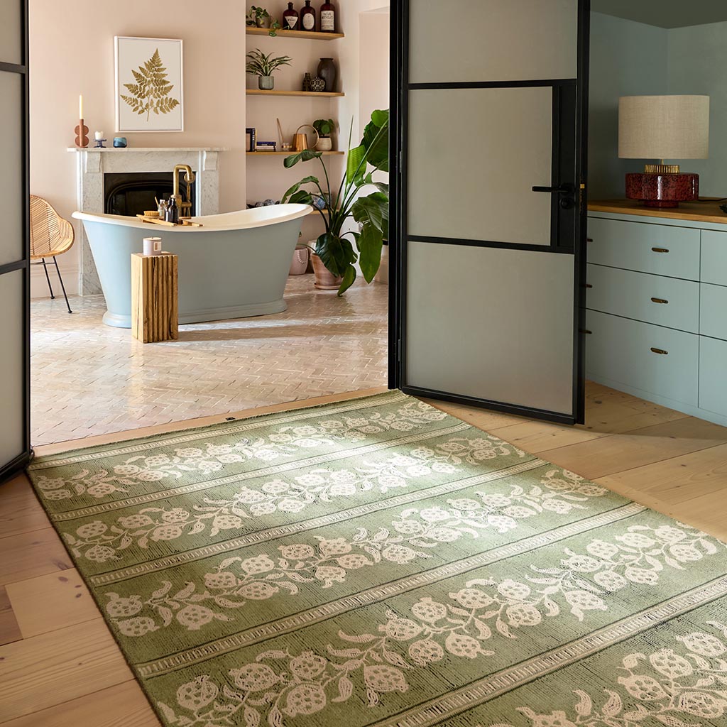 Anaar Forest Green Tapis