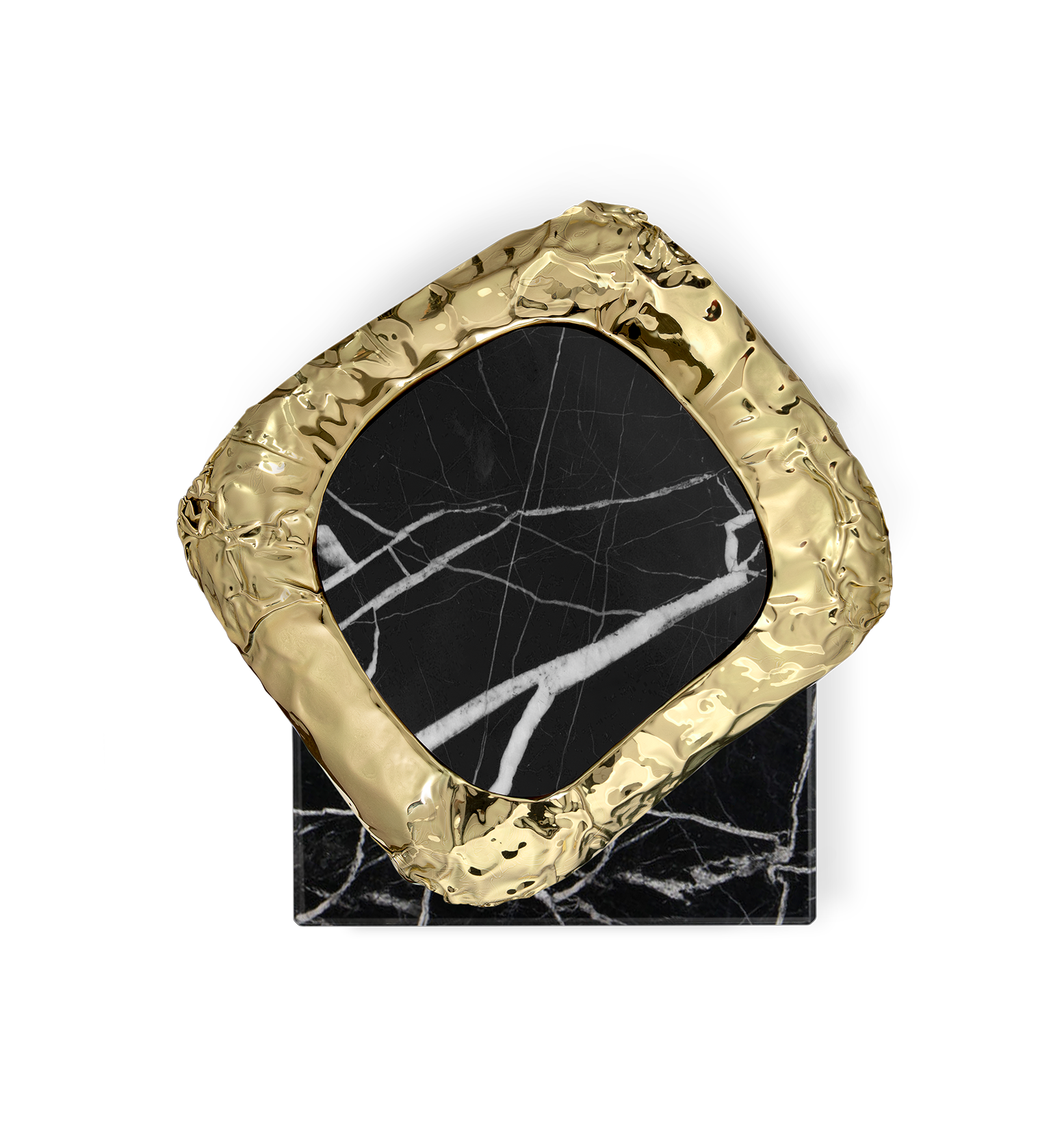 Table d’Appoint Nero Marquina Megalith