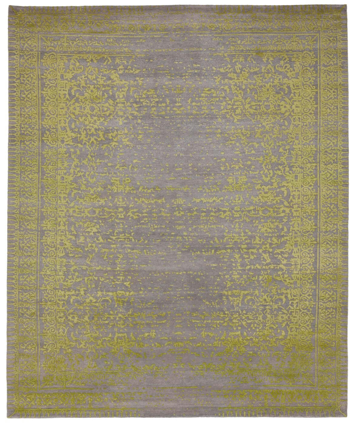 Tapis Ferrara Stomped Inversé Gris Jaune