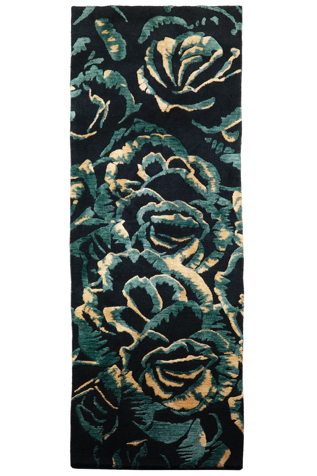 Tapis Fleur Sombre 1