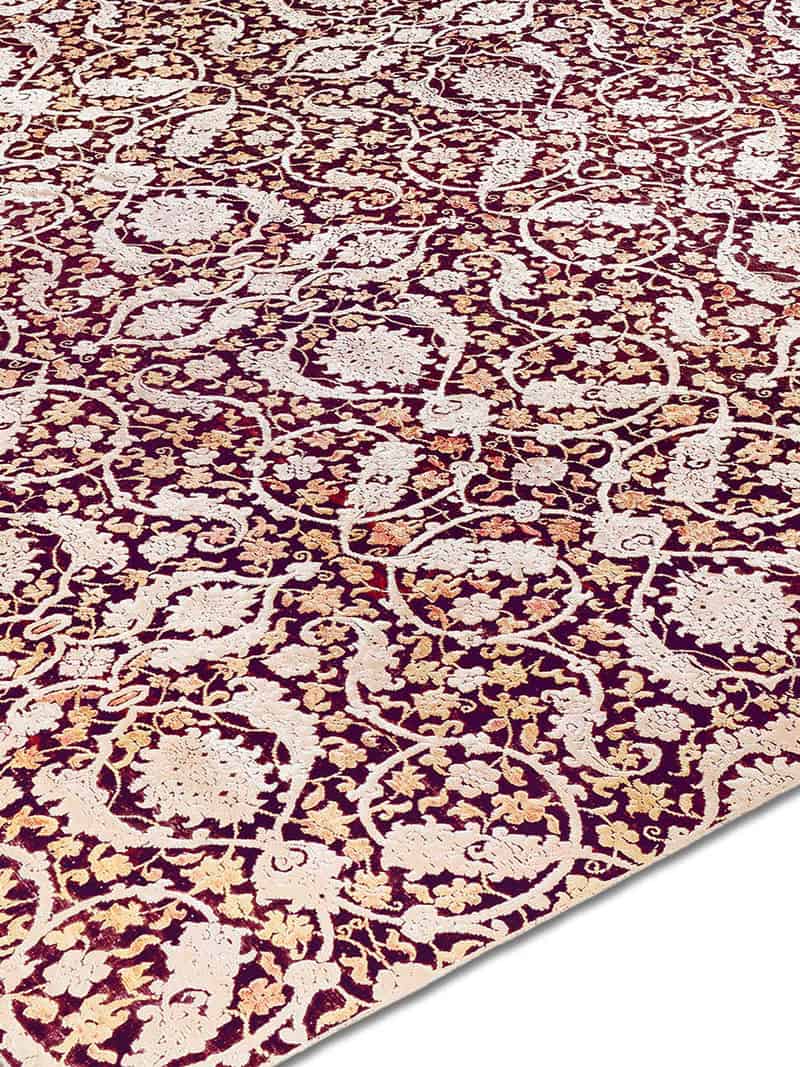 Tapis Anne Original sur Violet Foncé | Taille: 365 x 457 cm
