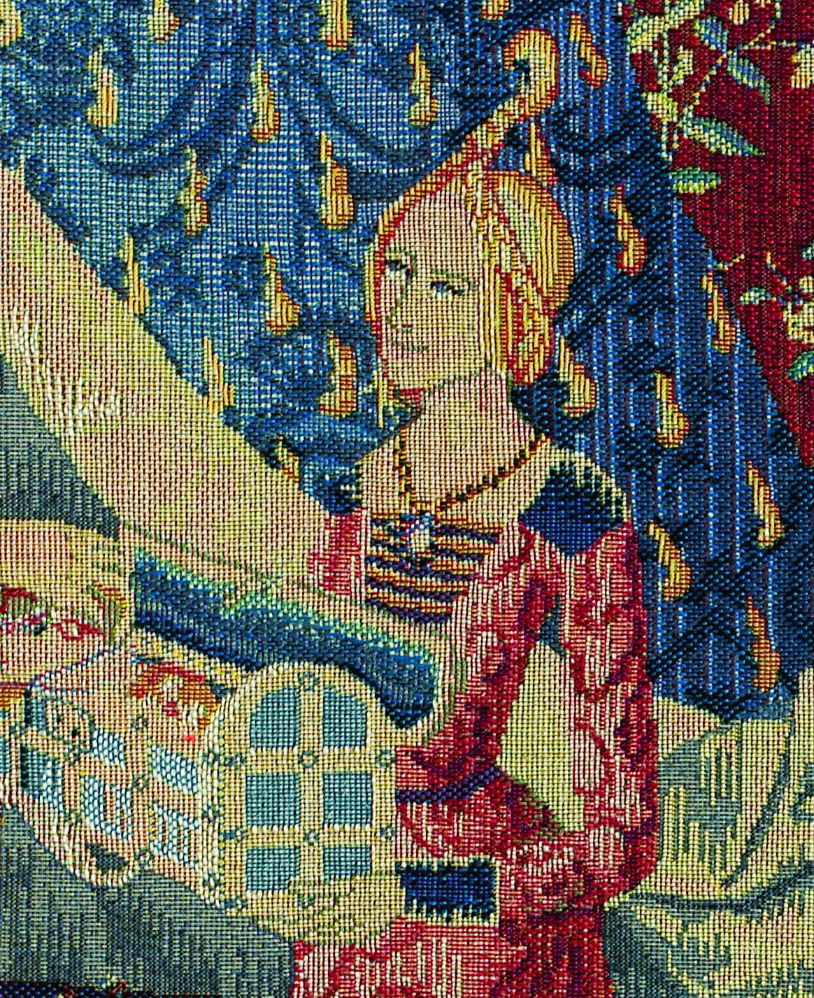 Tapisserie Fille dans la Boîte