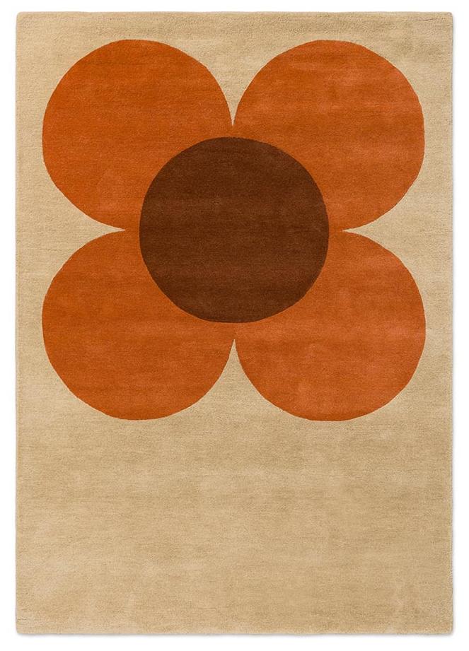 Flower Placement Pumpkin / Ecru Tapis