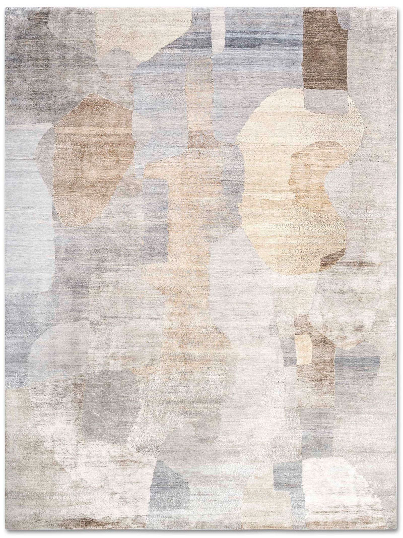 Tapis de luxe Sable Argenté
