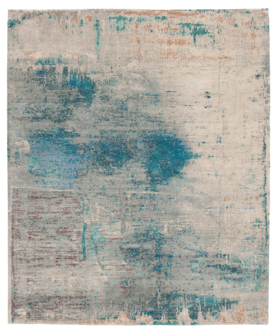 Tapis Artwork 22 Gris/Bleu