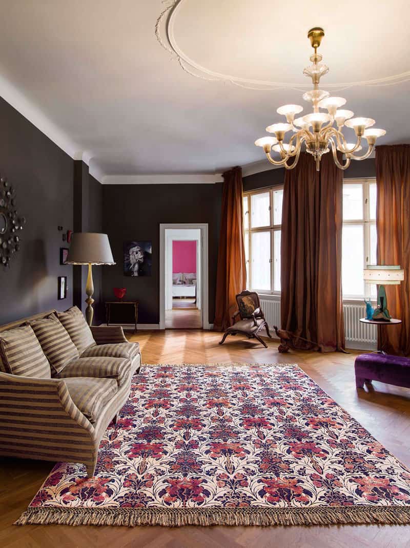 Tapis tissé main Wilhelmine