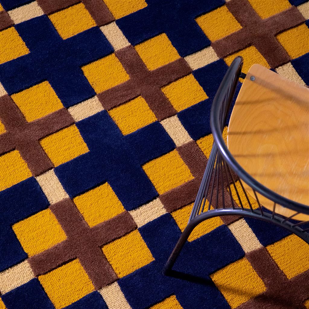 Tapis design Decor Milano Ocre Doré 097806