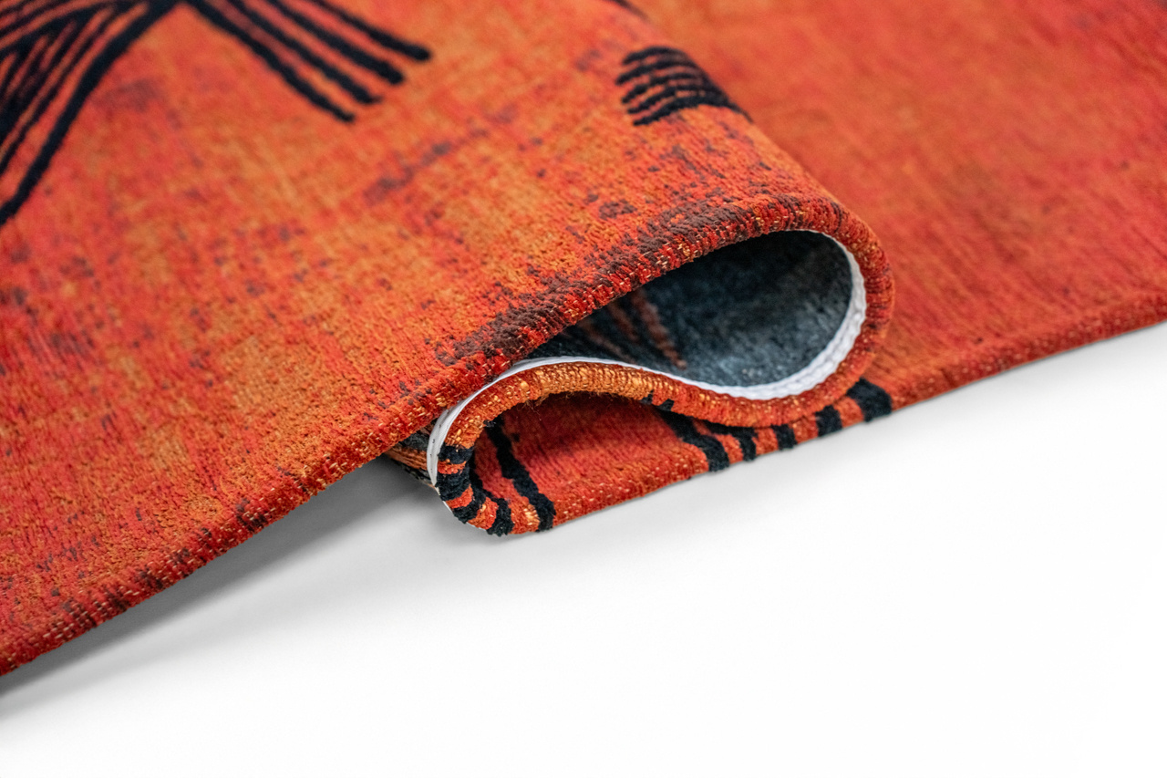Tapis Kanji Ginger Chocolate | Taille: 140 × 200 cm