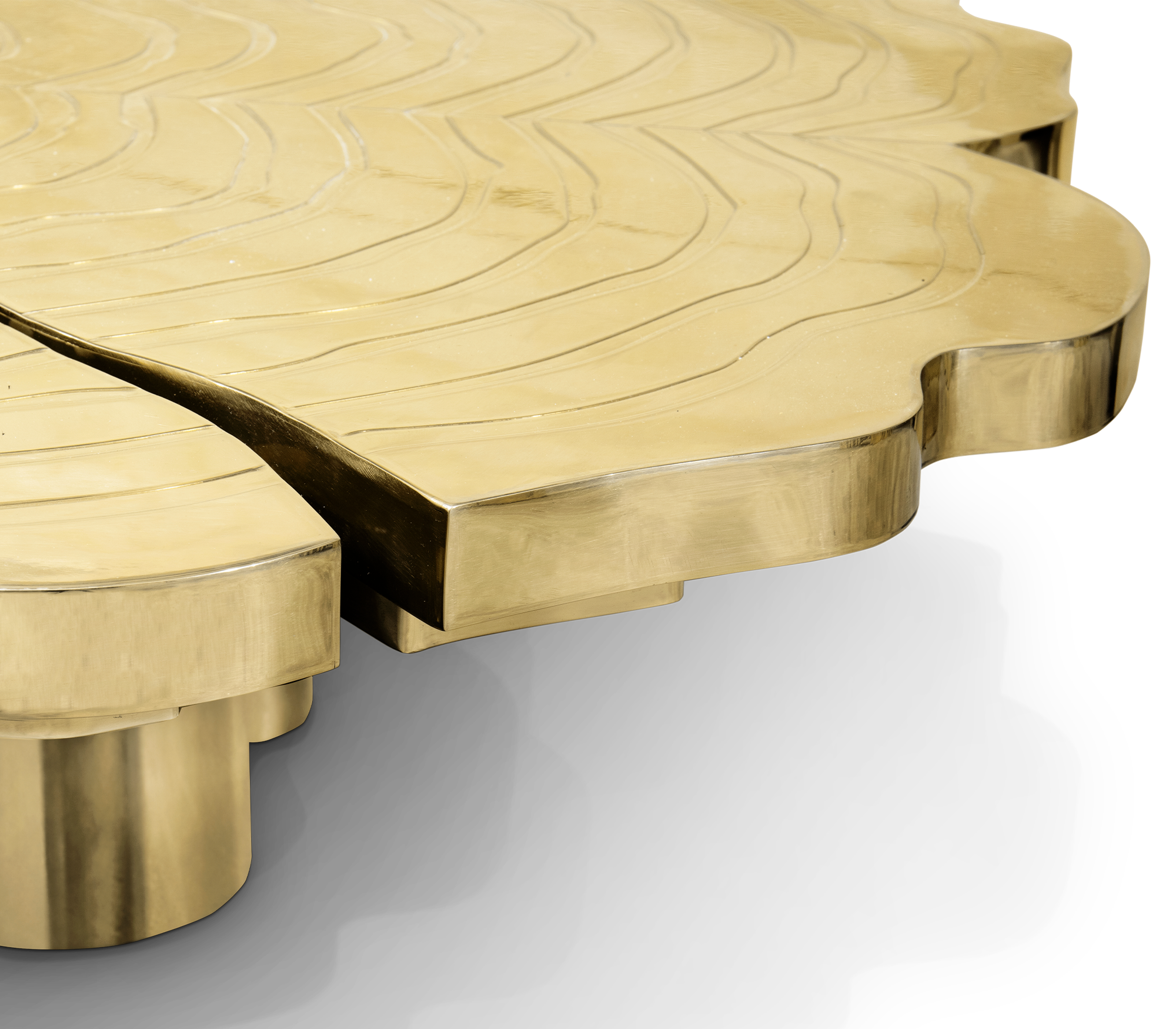 Set de Tables Basses Or Fortuna (x3)