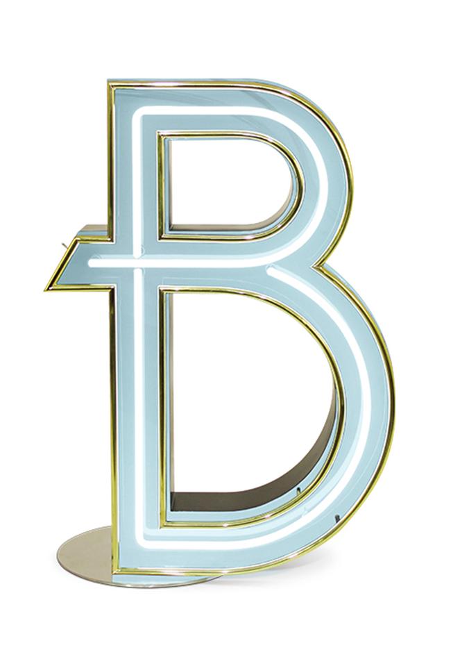 Lettre Lumineuse Bold B