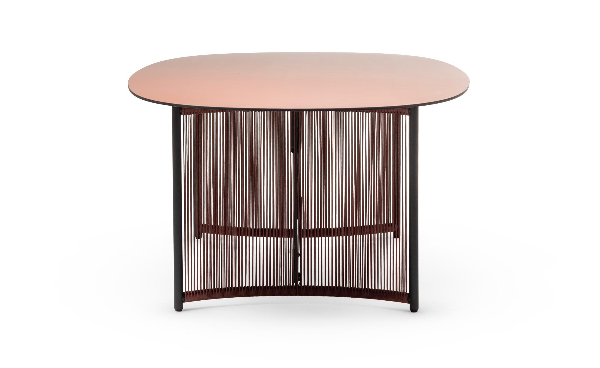 Table de Jardin Ovale Rouge Altana T-OV