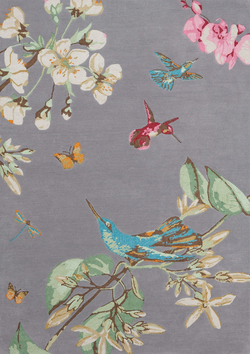 Tapis Hummingbird Gris