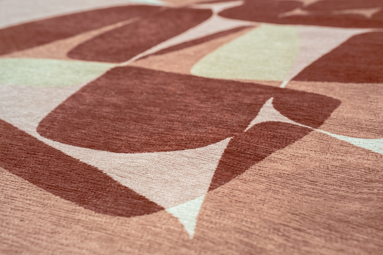 Tapis Stones Cherry Mocha | Taille: 140 × 200 cm