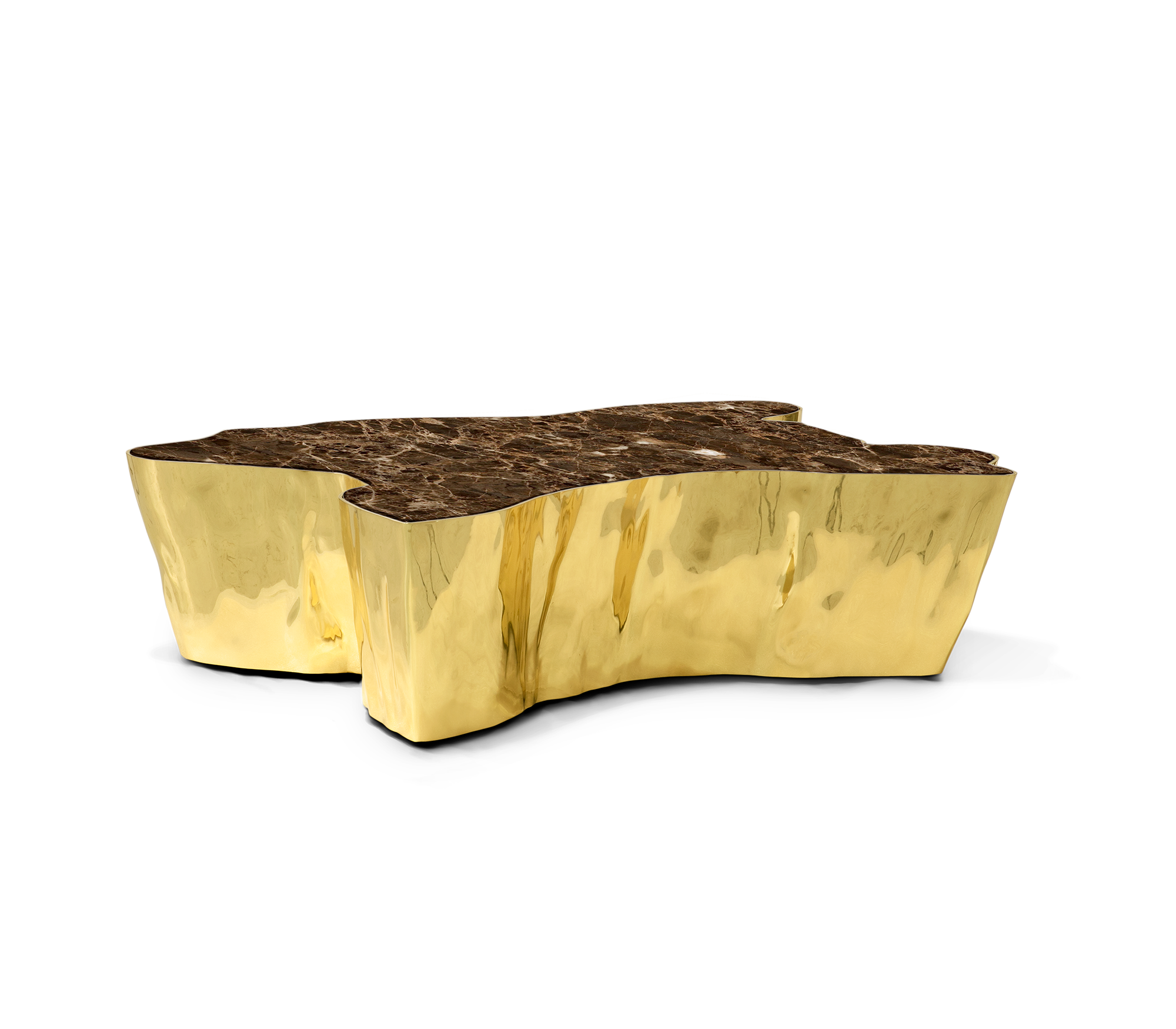 Table Basse Eden Marbre Brun