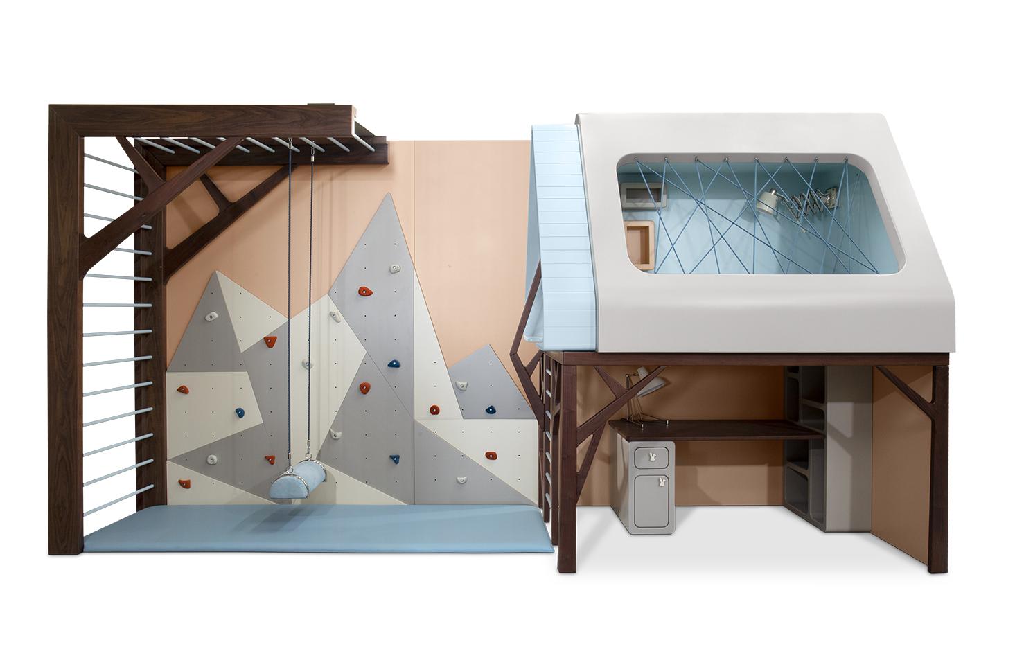 Aire de jeux enfant Mogli Playhouse | Configuration: Gym