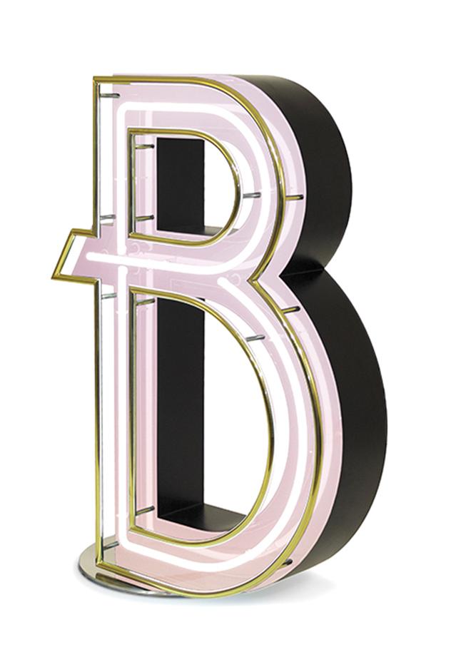 Lettre Lumineuse Bold B