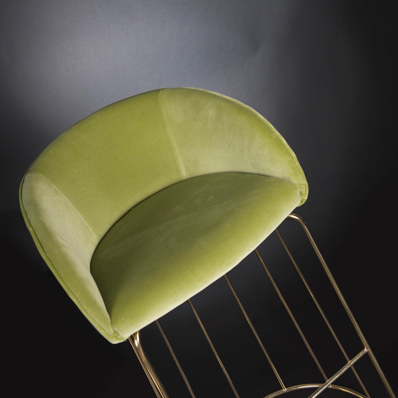 Tabouret de bar Louise vert