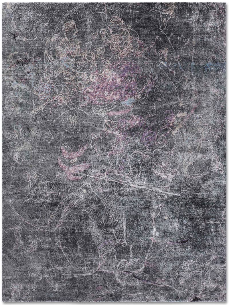 Tapis tissé main Éléphant Rêveur | Taille: 305 x 427 cm