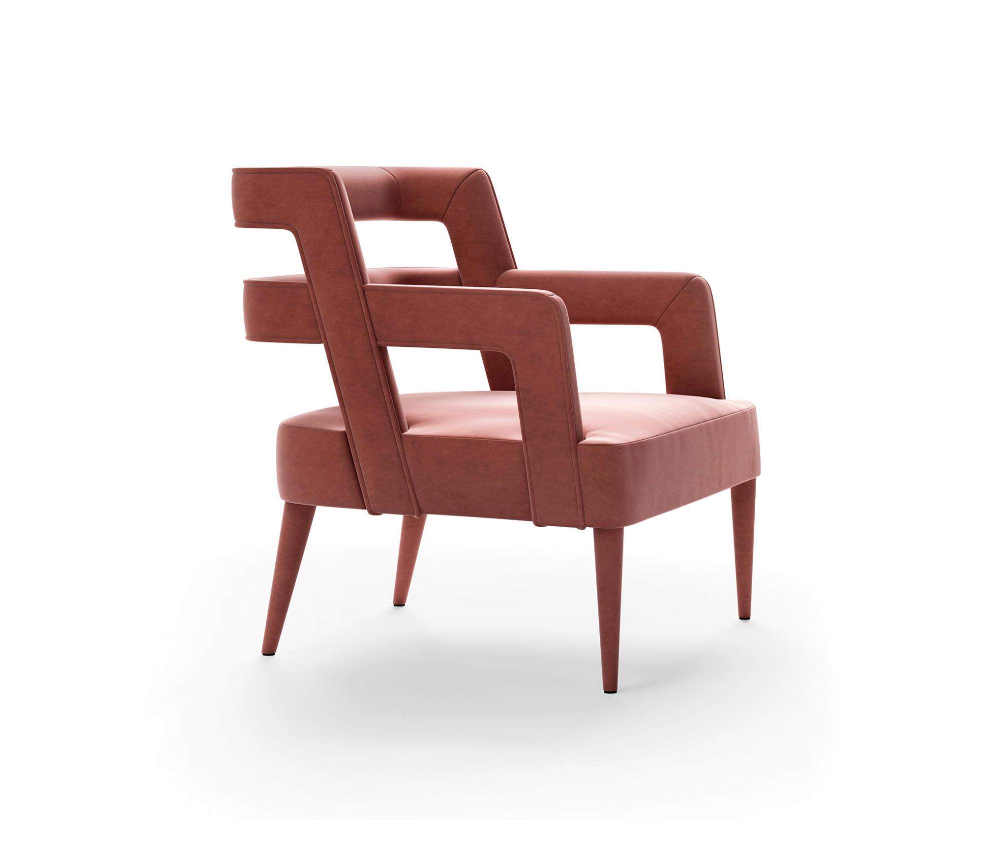 Fauteuil Rose Rembourré