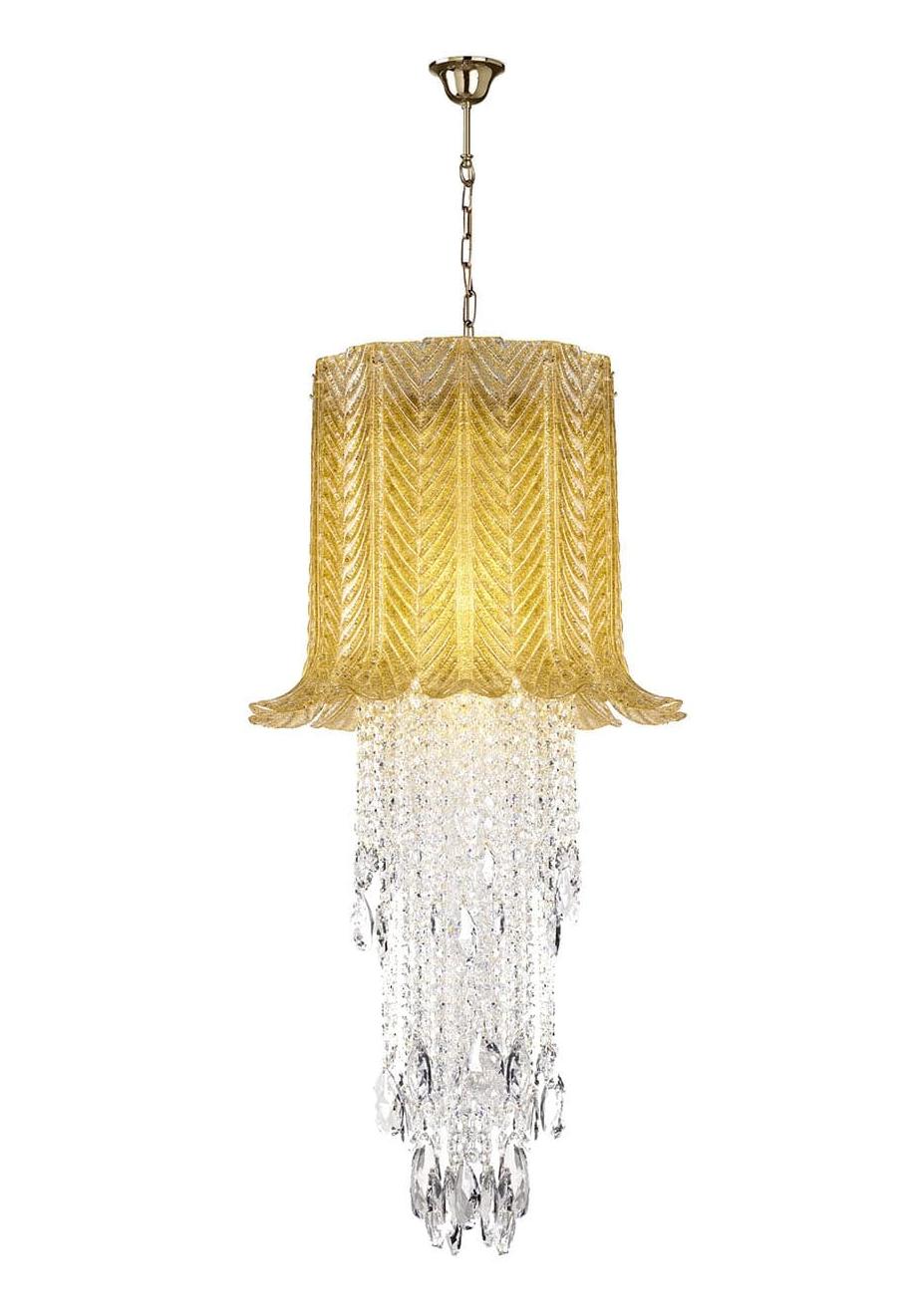 Lustre Feuilles de Murano