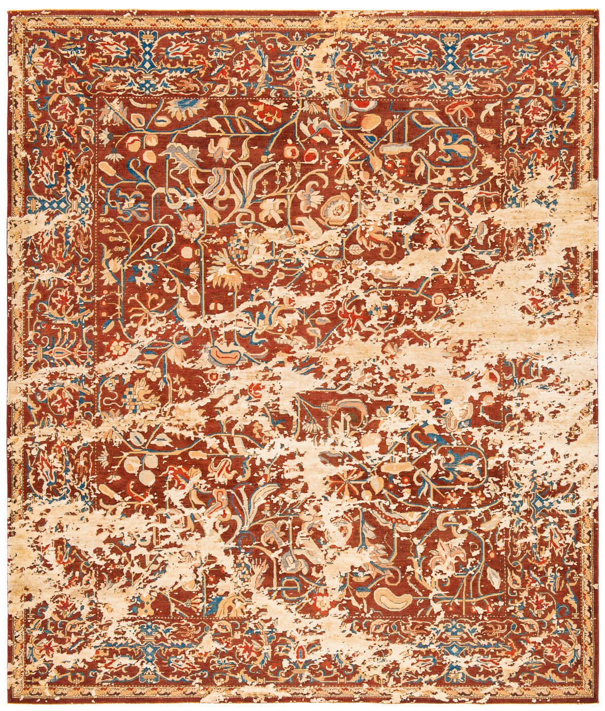 Tapis Gulfarang Bond Beige Soie | Taille: 300 x 400 cm