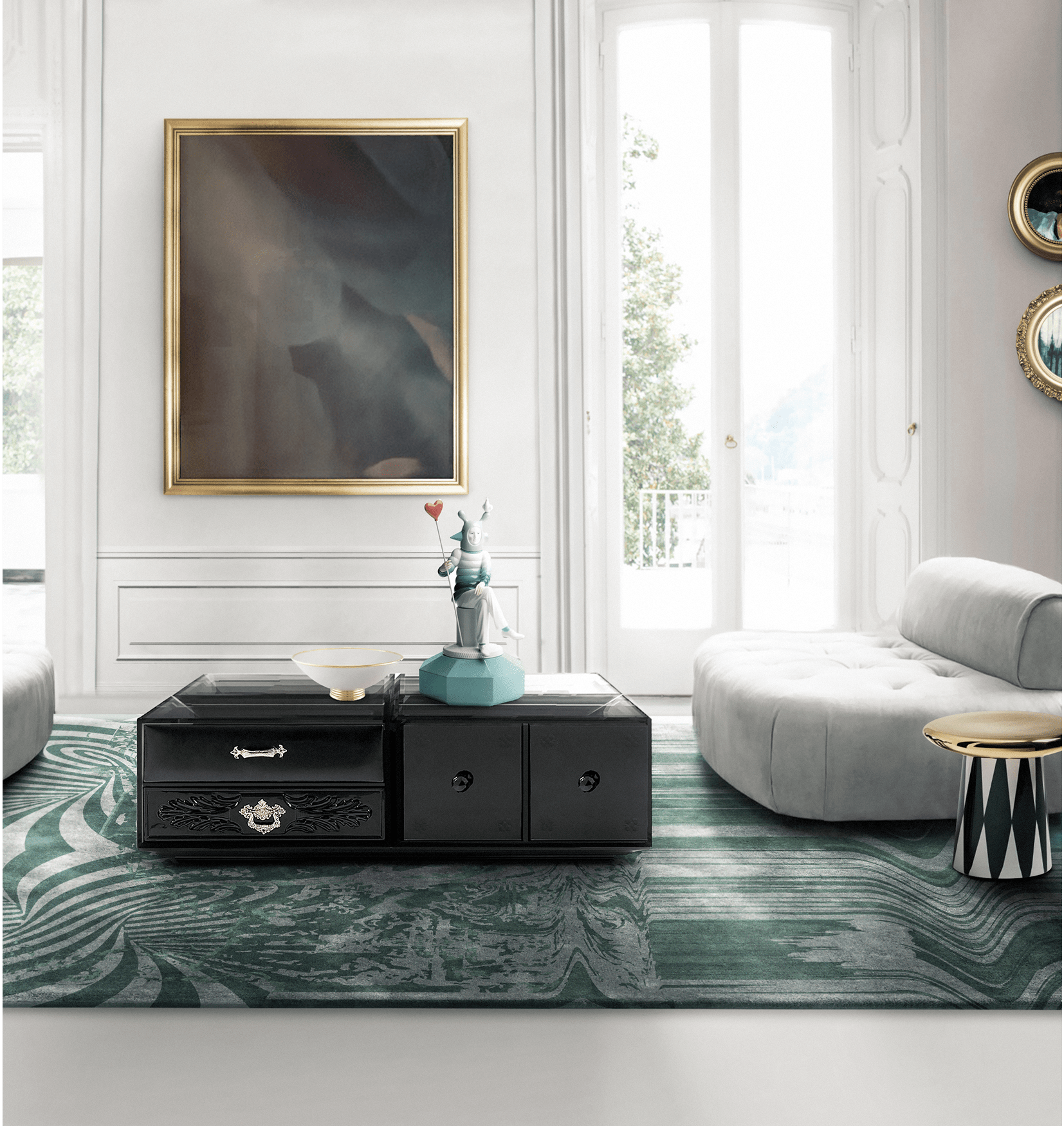 Table Basse Urban Noire